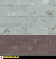 Red Concrete Wall