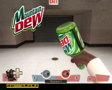Mountain Dew Bottle for Demo