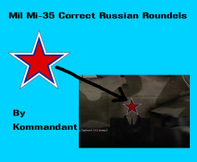 Mil Mi-35 Correct Russian Roundels