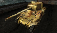 Desert M4 Sherman Tank