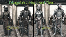 Blueguile's Shiny Steel Plate Armor