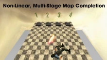 Non-Linear Multi-Stage Map Completion