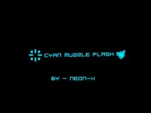 Cyan Muzzle Flash