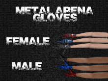 Team Colored Metal Arena Gloves