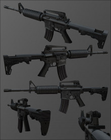 Twinke Masta's Hi-Polygon M4A1
