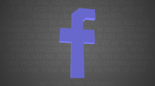 Facebook logo spade
