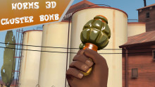 Worms 3D Cluster Bomb