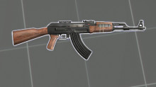 Tactical AK47 with Picatinny Rails