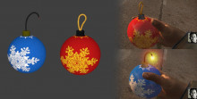 Christmas baubles [pipe/bile bomb]