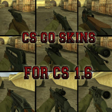 CS GO Skins Pack For CS 1.6 - Update #2