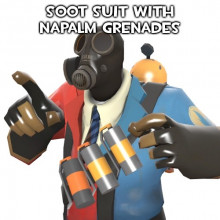 Soot Suit with Napalm Grenades