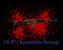 AK47 | Aquamarine Revenge on original model
