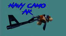 AK-47 Navy/Blue Camo