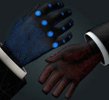 Futuristic infiltration gloves