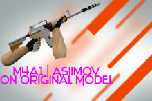M4A1 | Asiimov on original model