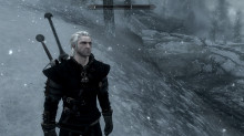 Race and weapons with Witcher clothing
