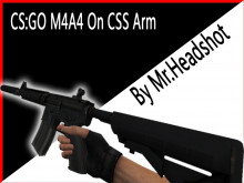 CS:GO M4A4 on CSS Hand