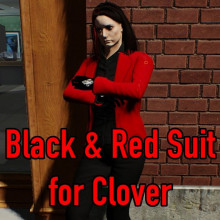 Black & Red Suit for Clover