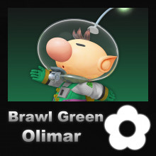 Brawl Green Olimar