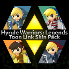 Hyrule Warriors Legends Toon Link Skin Pack