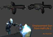 Emplacement Gun from Half-Life 2