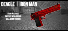Iron man on Firegold's DEAGLE (CSGO anims)