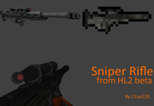 Sniper Rifle from HL2 Beta