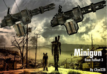 Minigun from Fallout 3