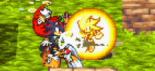 Super Sonic in Sonic Battle