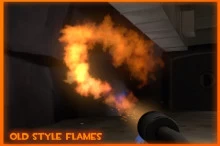Old Style Flamethrower Flames
