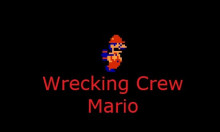 Wrecking Crew Mario