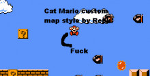 Custom World 1-1 Cat Mario Style (Syobon Action)