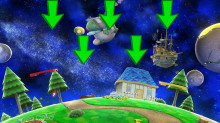 Mario Galaxy - Flat Gravity Effect
