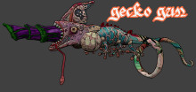 Sci-Fi Gecko gun