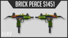 CSO Brick Piece S1451 D-UZI Anims
