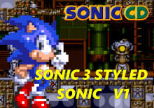Sonic 3 Styled Sonic in Sonic CD