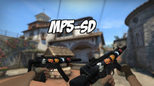 CSGO Mp5-sd with Stickers and Stattrack
