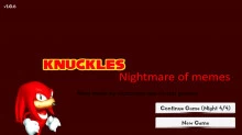 Knuckles nightmare