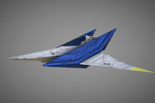 Arwing over Master Cycle
