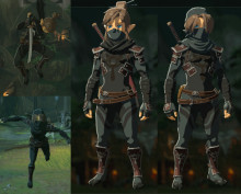 Dark Stealth Armor + Sheik's Mask
