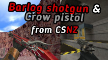 CSNZ Barlog Shotgun & Crow Pistol