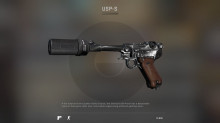 Wolfenstein Luger 1946 replaces USP-S