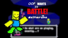 OOF battle in deltarune!