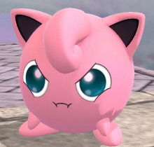 Jigglypuff but is ALWAYS PISSED