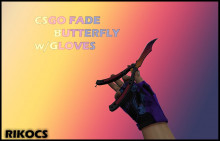 Canivete Butterfly Cs Go Trava Mola Afiado Manobras Aço Profissional  06-1187-Colorido