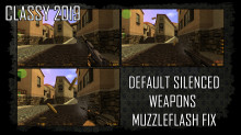 Default Silenced Weapons Muzzleflash Fix