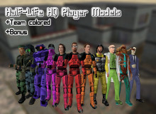 Half-Life HQ Player Models + Team colored + Bonus