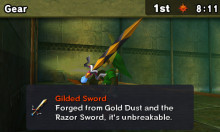 Gaudy Gilded Sword