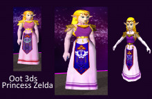 The legend of Zelda Ocarina of time 3D Zelda