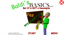 Baldi's Basics But It's Not a Decompile
